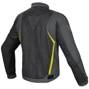 Giacca moto Dainese Hydra Flux D-dry grigio giallo fluo