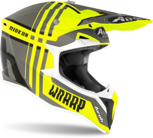 Casco moto Cross Enduro Airoh Wraap Broken