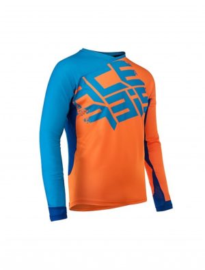Maglia Moto Cross Enduro Acerbis MX Gear LTD Thunder Arancio Blu