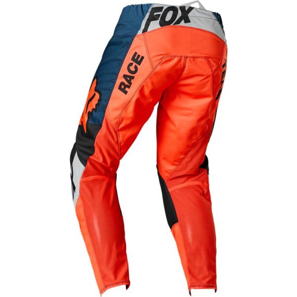 Pantalone cross-enduro Fox 180 Trice Grigio Arancio Fluo