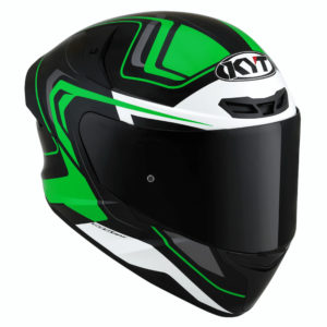 Casco moto integrale Kyt TT-Course Overtech Nero Verde
