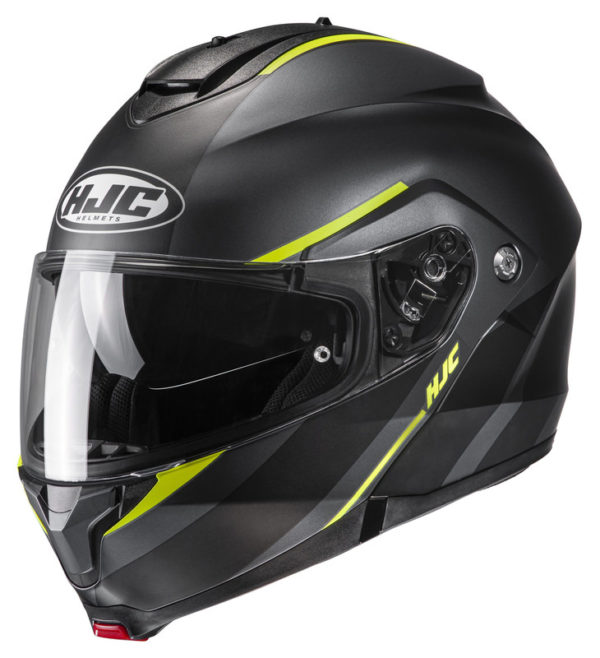 Casco modulare Hjc C91 Tero MC3HSF Nero Giallo