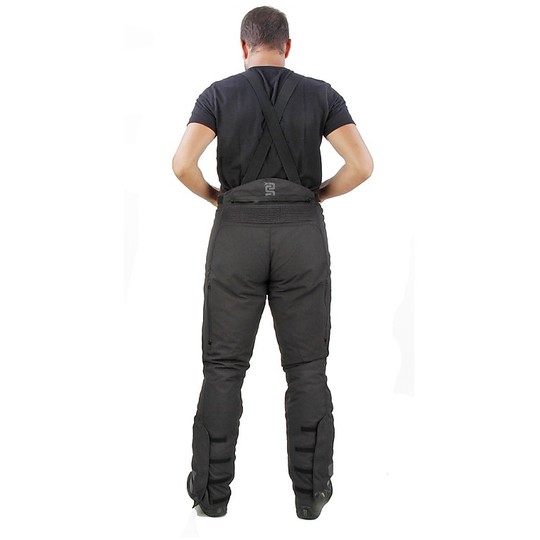 Pantalone Man Moto In Tessuto Impermeabile OJ Revolution Nero