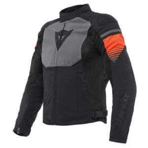 Giacca moto estiva Dainese Air Fast Nero Rosso Fluo