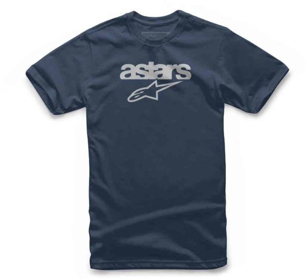 T-Shirt Alpinestars Heritage Blaze Tee Azzurro