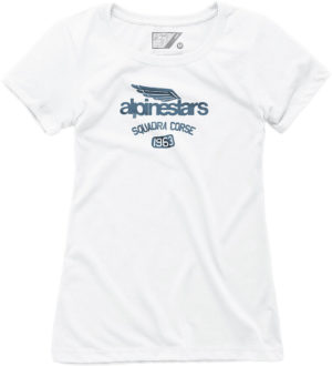 T-Shirt donna Alpinestars Winged Team Bianco