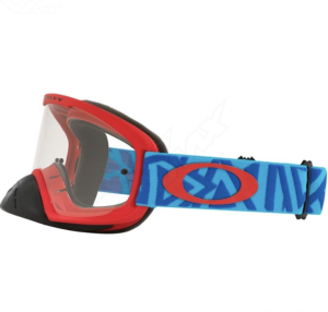 Maschera cross-enduro Oakley O Frame 2.0 Pro Mx Rosso Blu