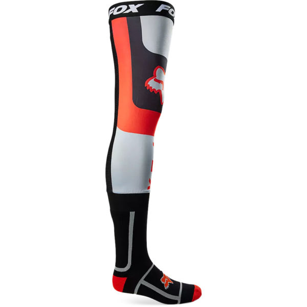 Calze lunghe per ginocchiere Fox Knee Brace Rosso Fluo
