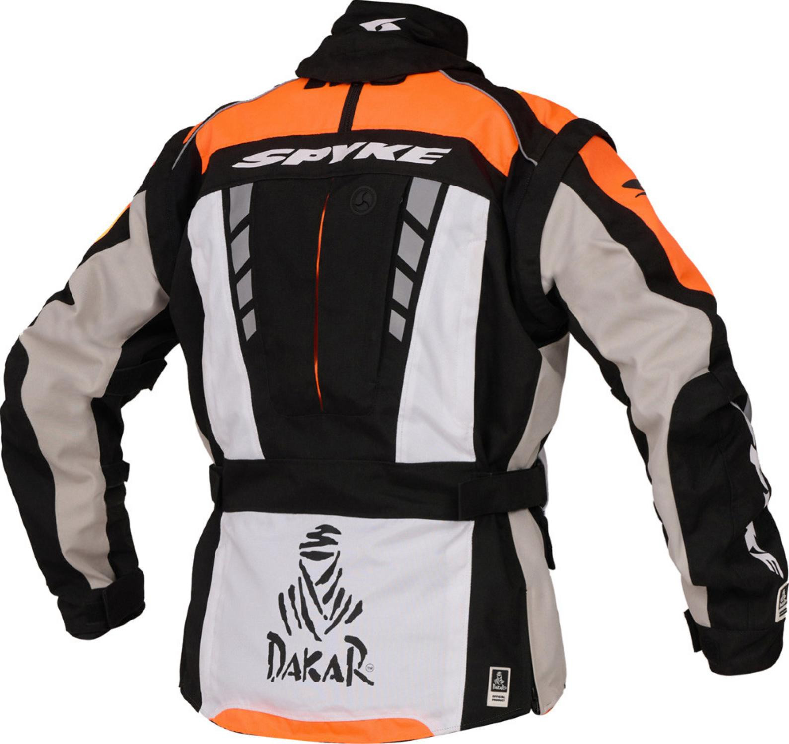 Giacca enduro Spyke Dakar Namib Xtr Nero Arancio - Sicstar Moto