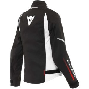 Giacca moto donna Dainese Veloce Lady D-Dry Nero Bianco Rosso Lava