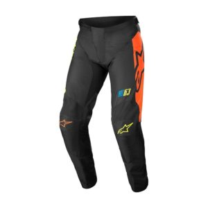 Pantalone bimbo cross-enduro Alpinestars Racer Compass Nero Giallo Fluo Coral