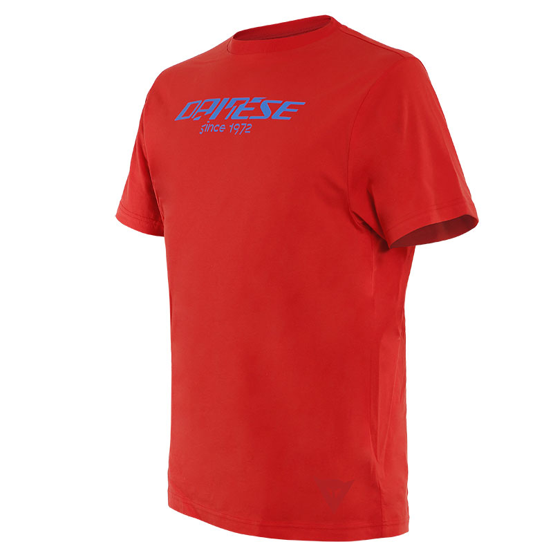 T-Shirt Dainese Paddock Rosso Blu