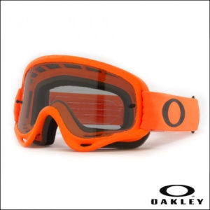 Maschera cross-enduro Oakley O Frame Arancione Lente Scura