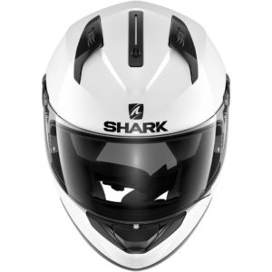 Casco moto integrale Shark Ridill Blank Bianco Lucido