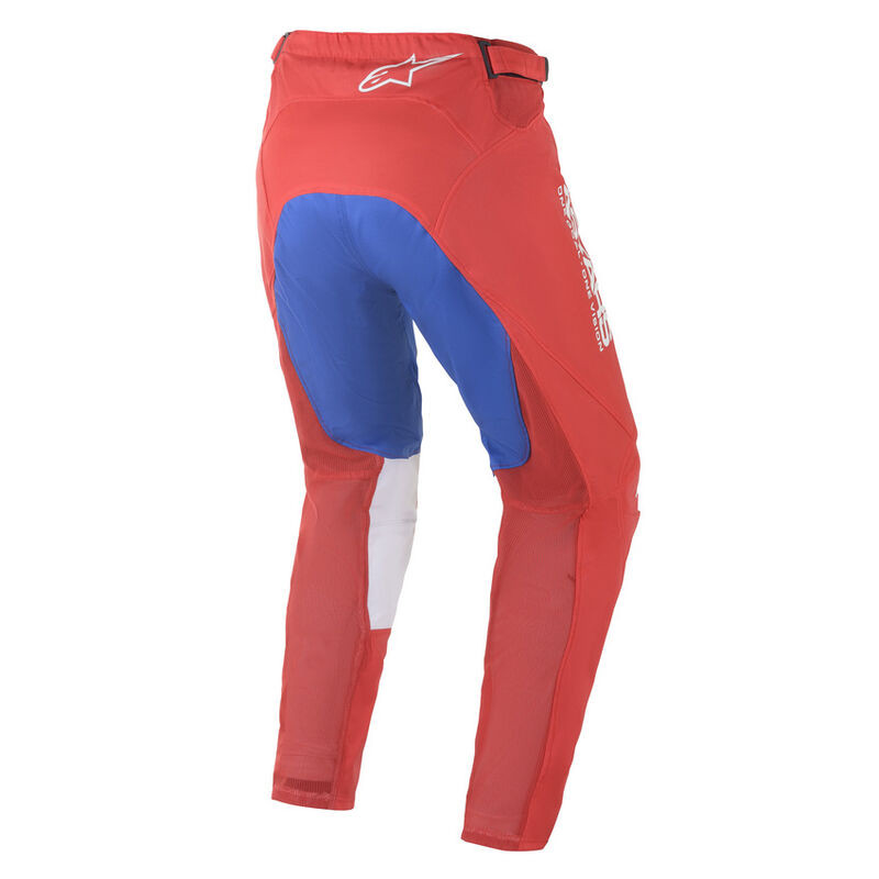 Pantaloni cross Alpinestars Racer Supermatic Rosso Blu