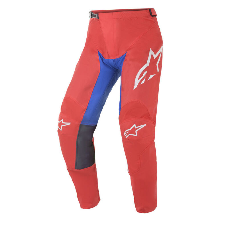 Pantaloni cross Alpinestars Racer Supermatic Rosso Blu