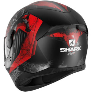 Casco moto integrale Shark D-Skwal 2 Atraxx Nero Rosso Opaco