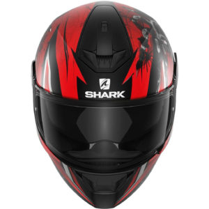 Casco moto integrale Shark D-Skwal 2 Atraxx Nero Rosso Opaco