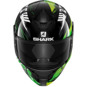 Casco moto integrale Shark D-Skwal 2 Penxa Verde Giallo
