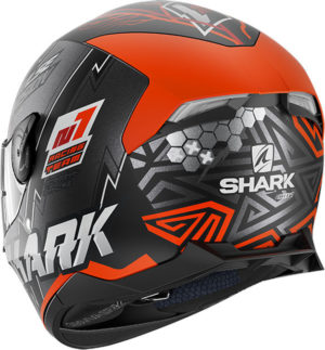 Casco moto integrale Shark Skwal 2.2 Noxxys Nero Arancio