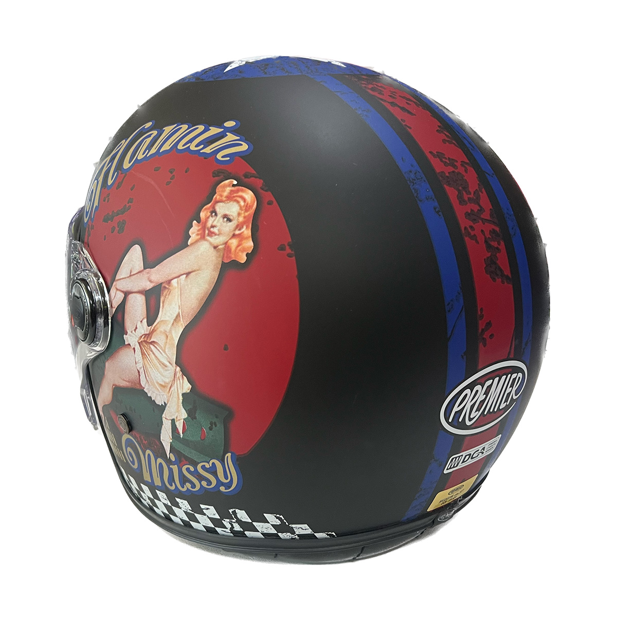 Casco jet Premier Vangarde Pin Up Limited Edition 22.06