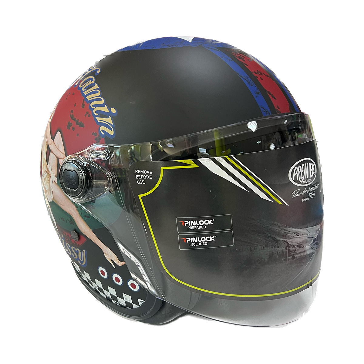 Casco jet Premier Vangarde Pin Up Limited Edition 22.06