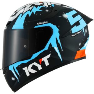 Casco moto integrale Kyt TT-Course Replica Masia Winter Test Opaco