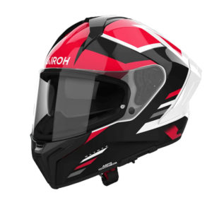 Casco moto integrale Airoh Matryx Thron Rosso Lucido