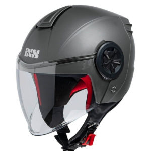 Casco jet moto Ixs 851 Grigio Opaco