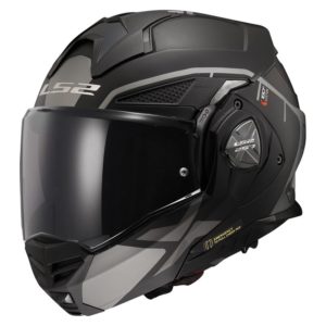 Casco moto modulare Ls2 FF901 Advant X Metryk Titanio Opaco