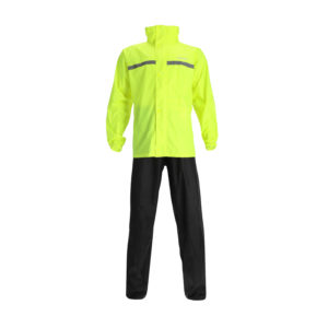 Completo antipioggia Acerbis Rain Line Set Nero Giallo Fluo