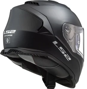 Casco moto integrale Ls2 Storm II Solid Nero Opaco