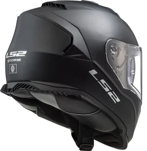 Casco moto integrale Ls2 Storm II Solid Nero Opaco