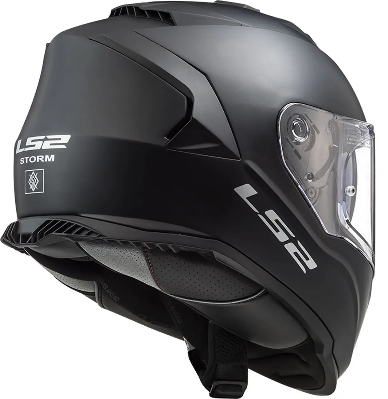 Casco moto integrale Ls2 Storm II Solid Nero Opaco