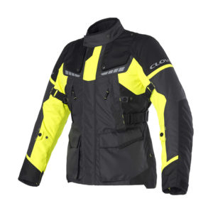 Giacca moto Clover Scout 4 Nero Giallo