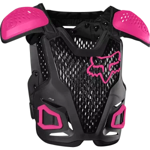 Pettorina cross per ragazzi Fox Fx Youth R3 Nero Rosa