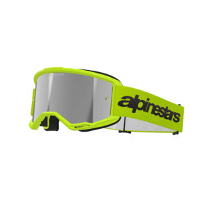 Maschera cross Alpinestars Vision 3 Wordmark Giallo Argento