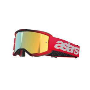 Maschera cross Alpinestars Vision 5 Blaze Rosso Oro