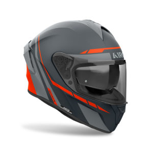 Casco moto integrale Airoh Spark 2 Spinner Arancione Opaco