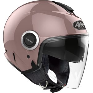 Casco jet Airoh Helyos Color Metallic Rose