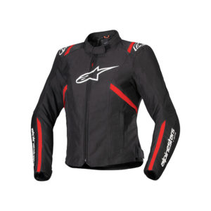 Giacca moto donna Alpinestars Stella T-Sps V2 Wp Nero Rosso Fluo