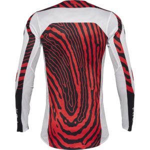 Maglia cross-enduro Fox Flexair Impression Bianco Rosso