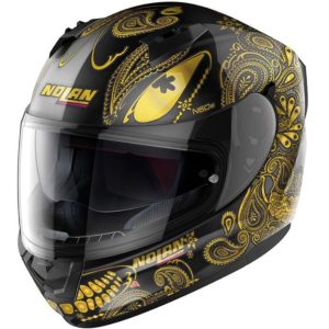 Casco moto integrale Nolan N60-6 Ritual Nero Oro