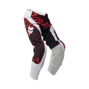 Pantaloni cross-enduro Fox Flexair Impression Bianco Rosso