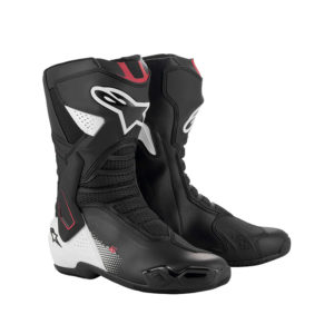 Stivali moto Alpinestars Smx-6 V3 Bianco Rosso Fluo