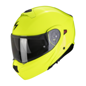 Casco moto modulare Scorpion Exo 930 Solid Giallo Neon