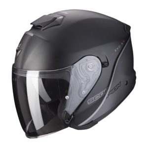 Casco EXO-S1 ESSENCE Nero Opaco Argento SCORPION