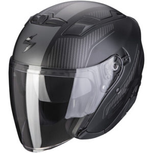 Casco moto jet Scorpion Exo-230 Nero Grigio Opaco