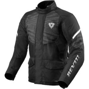 Giacca moto sportiva Revit Duke H2O Nero