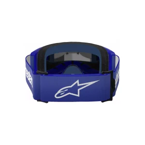 Maschera cross Alpinestars Vision 3 Wordmark Blu Argento